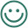 Smiley-ikon - ingen anmærkninger